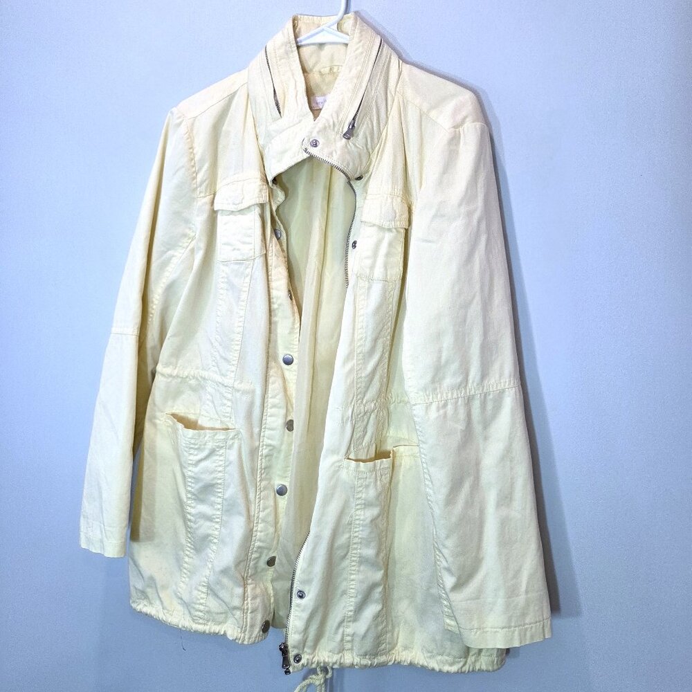 NWOT New York & Company Butter Yellow Spring Jacket Size L